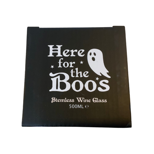 Stemless Wine Glass - Halloween Theme