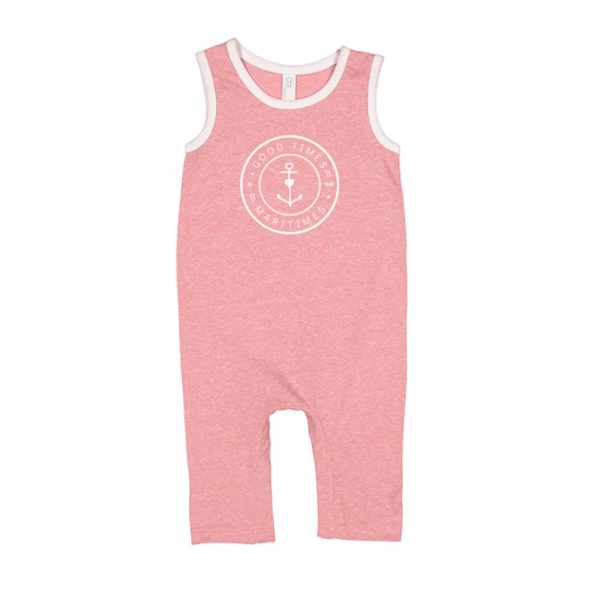The Good Anchor - Baby Good Times in the Maritimes Baby Tank Romper