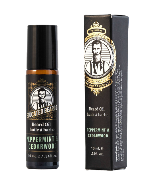 Educated Beards - Peppermint Cedarwood  Oil Beard Oil