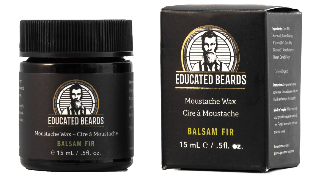 Educated Beards - Balsam Fir Moustache Wax 15ml/.5fl.oz