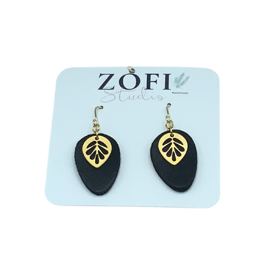 Zofi Studios Leather Earrings