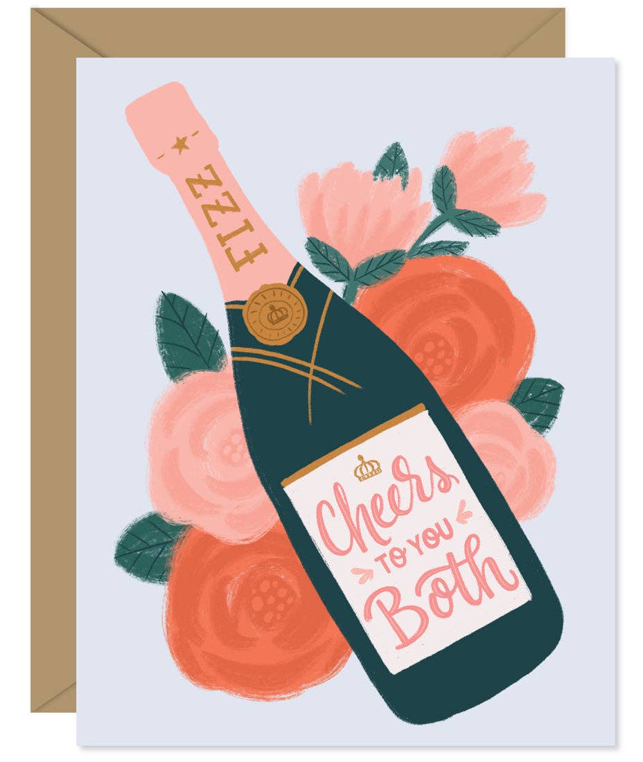 Hello Sweetie - Cheers To You Both Wedding Card