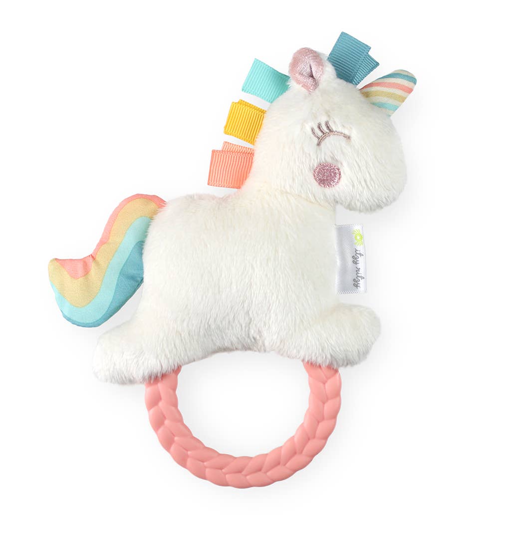 Itzy Ritzy - NEW Unicorn Ritzy Rattle Pal™ Plush Rattle Pal with Teether